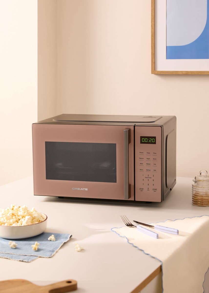 CREATE - Magnetron 23L met grill- en ovenfunctie 1000W - Mokka - MICROWAVE STUDIO thumbnail 4