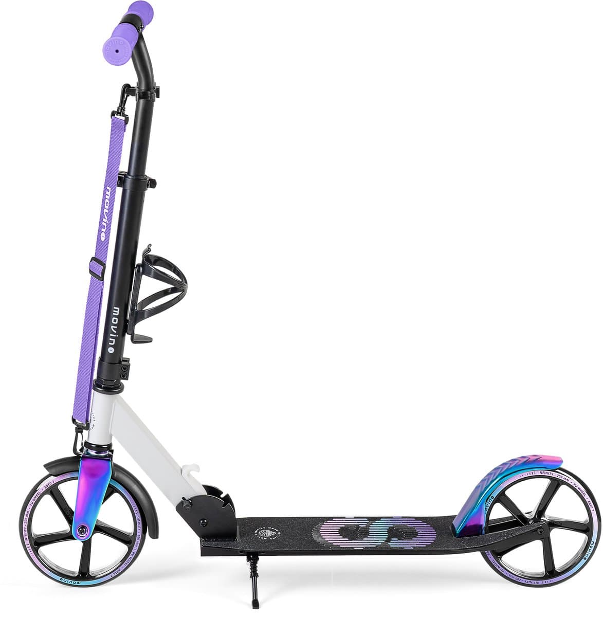 Movino Infinity - Step - Regenboog - voor Jongens en Meisjes - Lagers ABEC-7 - Drie instelbare hoogte-opties - Draagkracht tot 100 kg thumbnail 3