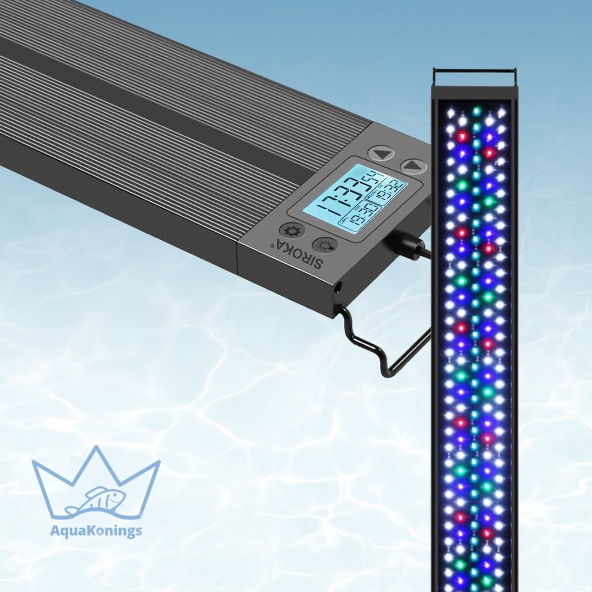 LED Aquariumlamp RGB - Dimbaar, Timer, 30-45 cm