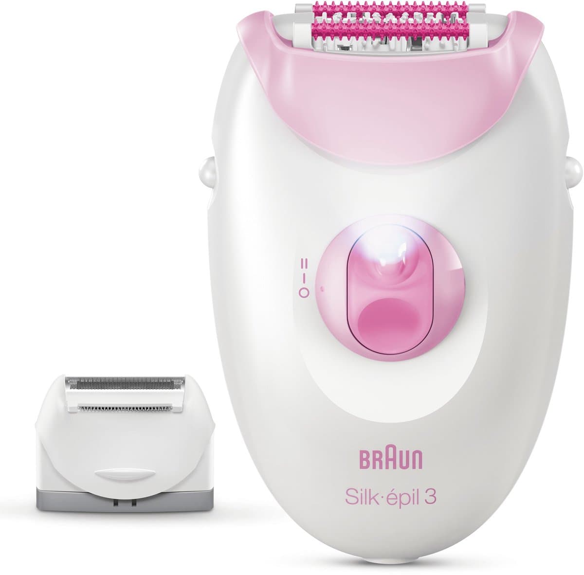 Braun Silk·épil 3 - Snoergebonden Epilator - 3-031 - Langdurig Gladde Huid - Inclusief Scheerkop en Trimkam - Roze thumbnail 2