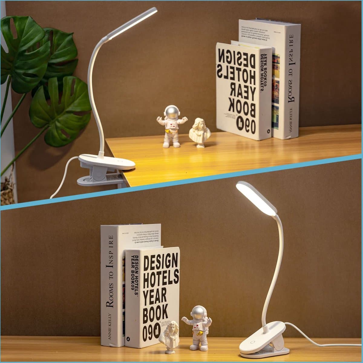 Aigostar 10A52 - Bureaulamp LED Dimbaar- met Klem - helderheidsmodi - Verstelbare Leeslamp - 4000K - Wit thumbnail 7