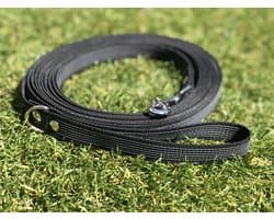 Hondenriem 5 meter - Antislip - Zwart - Veilig - Grip - Comfortabel