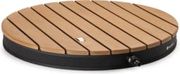 Productfoto van Blumfeldt Zwembad mobiele tuindouche, buitendouche voor de tuin, vloerdouche met 4m fonteinhoogte, vloertuindouche met houten look voor & sauna, buitendouche waterdicht, vorst
