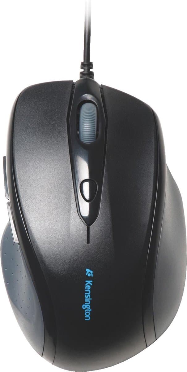 Kensington Pro Fit Bedrade USB Muis - Voor Rechtshandigen - Ergonomisch Ontwerp - Zwart thumbnail 2