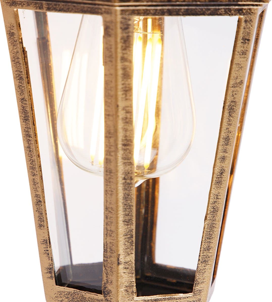 QAZQA new haven - Klassieke Wandlamp voor buiten - 1 lichts - D 21.2 cm - Goud/messing - Buitenverlichting thumbnail 8