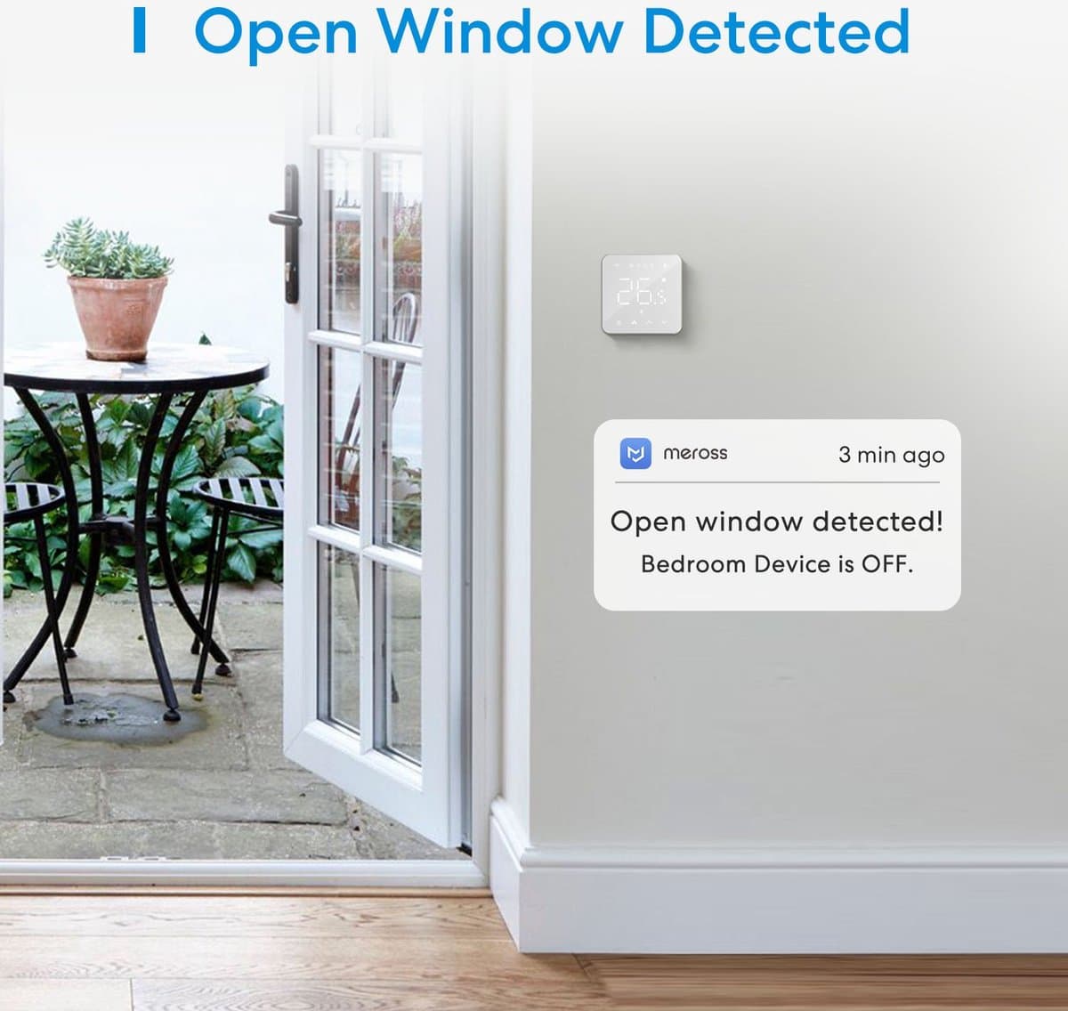 Meross Smart Wifi Thermostaat Voor Homekit Afstandsbediening Van De Verwarming thumbnail 6