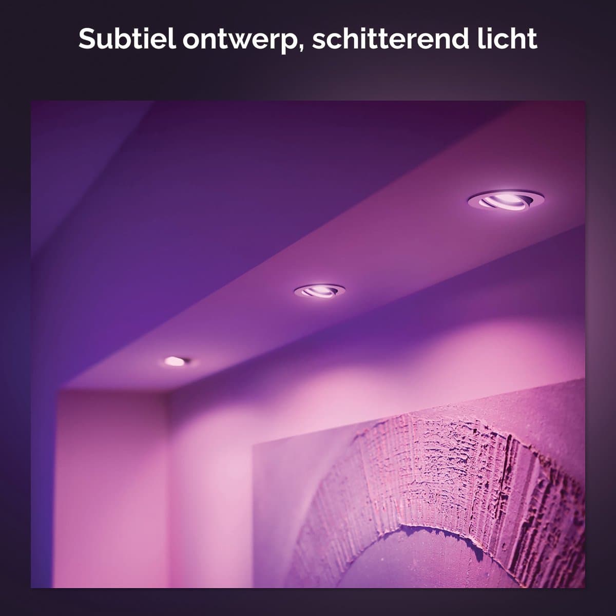 Philips Hue Centura inbouwspot - wit en gekleurd wit - 1-pack - wit - rond - GU10 thumbnail 8