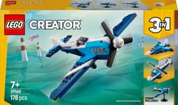 Productfoto van LEGO Creator 3-in-1 Racevliegtuig: 3 bouwmodellen in 1 set