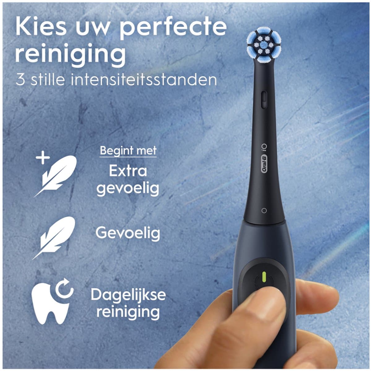 Oral-B iO2 Dark Blue - Elektrische Tandenborstel - Reisetui thumbnail 4
