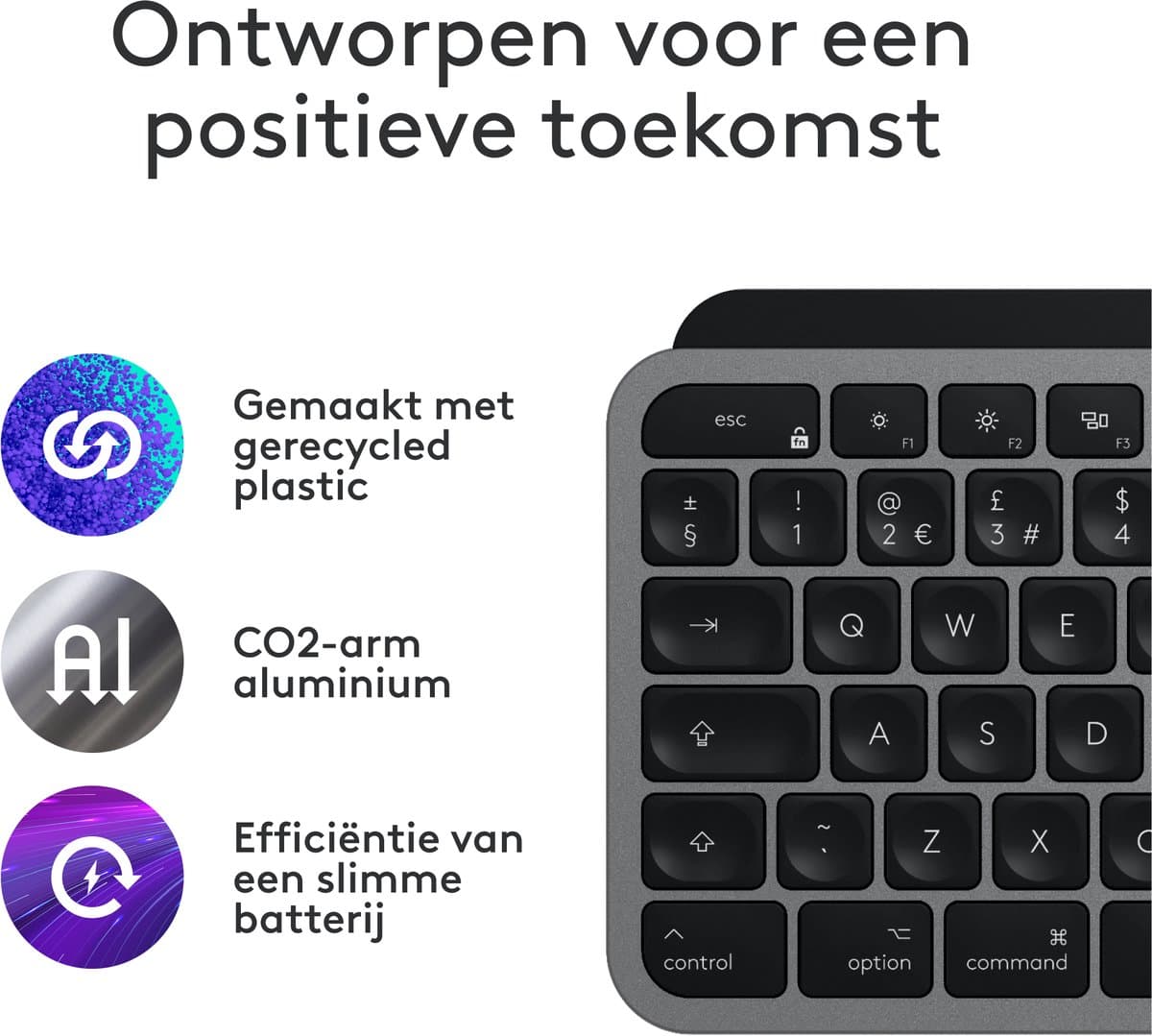 Logitech MX Keys S for Mac - Bluetooth toetsenbord met Apple-integratie thumbnail 5