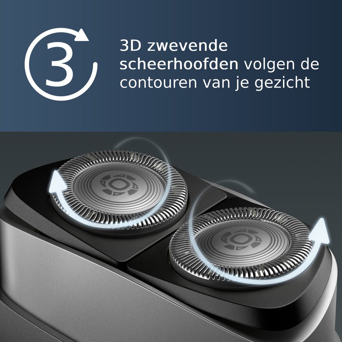 Philips Portable Shaver – PQ888/06 – Scheerapparaat – Reisformaat – Zwart thumbnail 4