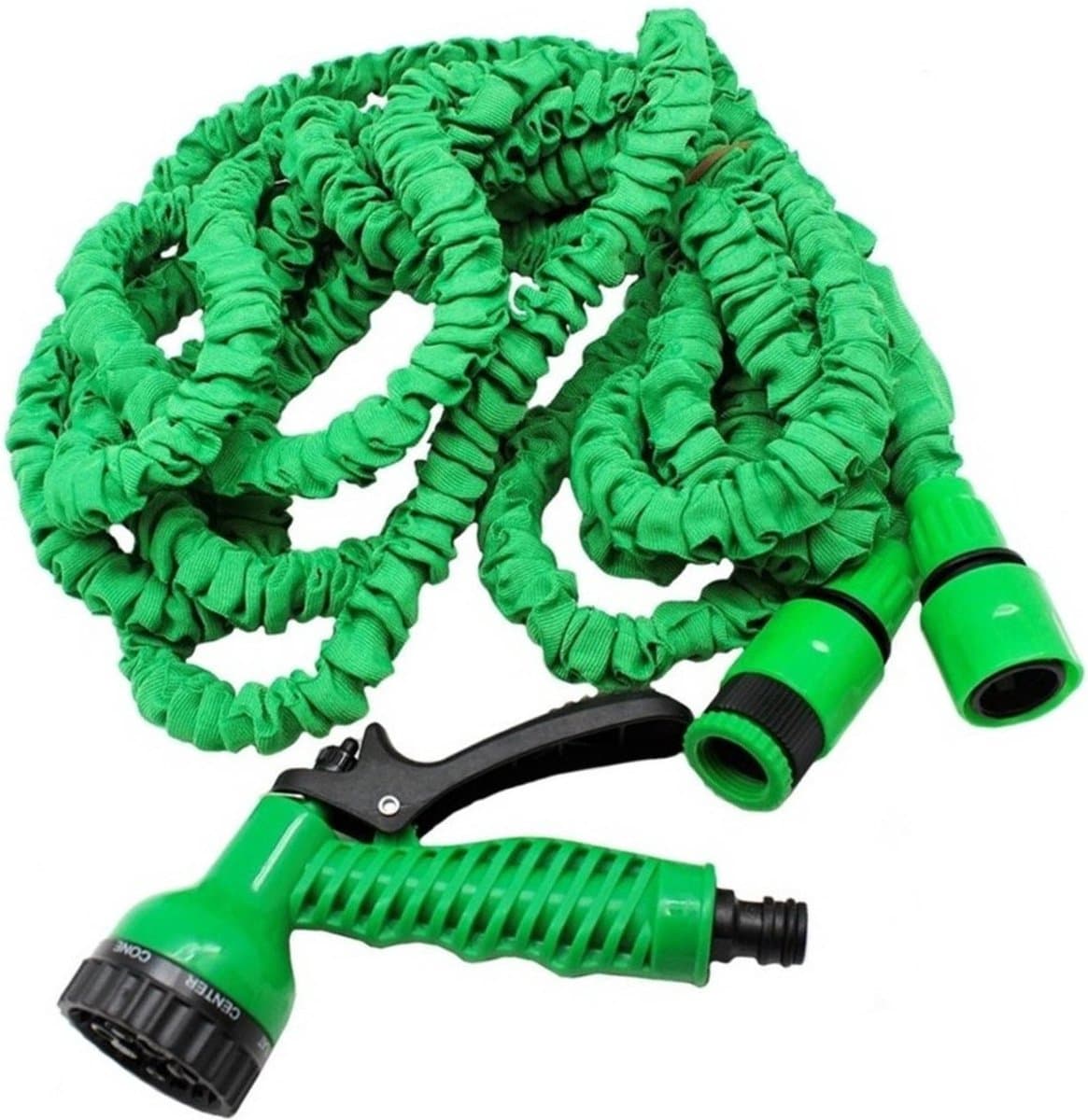 Benson - Tuinslang - Fexibel - 10 meter - Tuinslang met koppeling - Spuitpistool - Groen thumbnail 7