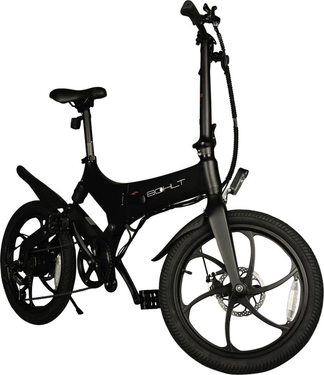 BOHLT X200 - Elektrische Vouwfiets - 20 inch - 250W Motor - 378Wh Uitneembare Accu - 7 Versnellingen Shimano - Schijfremmen - Zwart