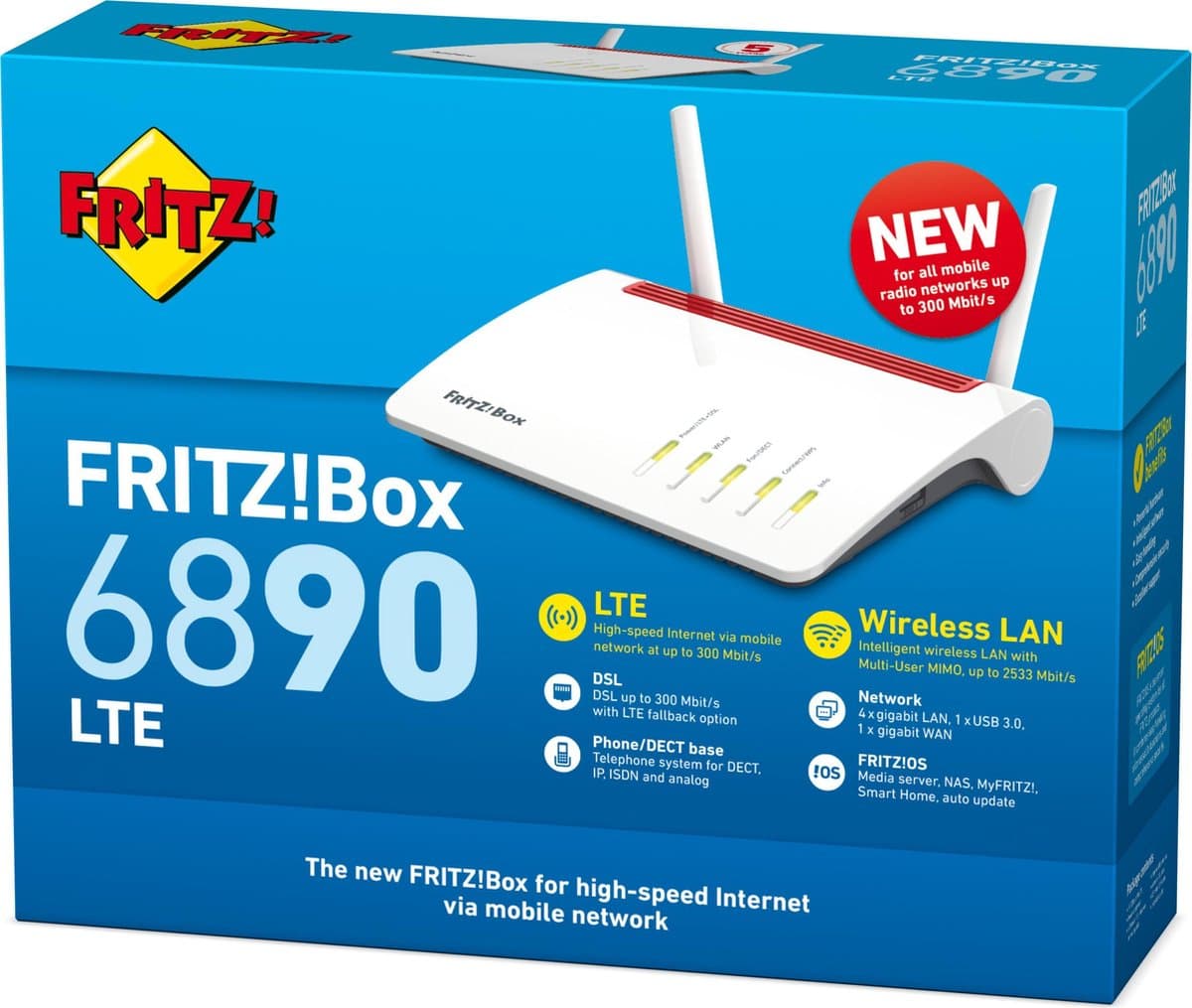FRITZ!Box 6890 LTE: DSL/4G-router met AC WiFi 5 thumbnail 7