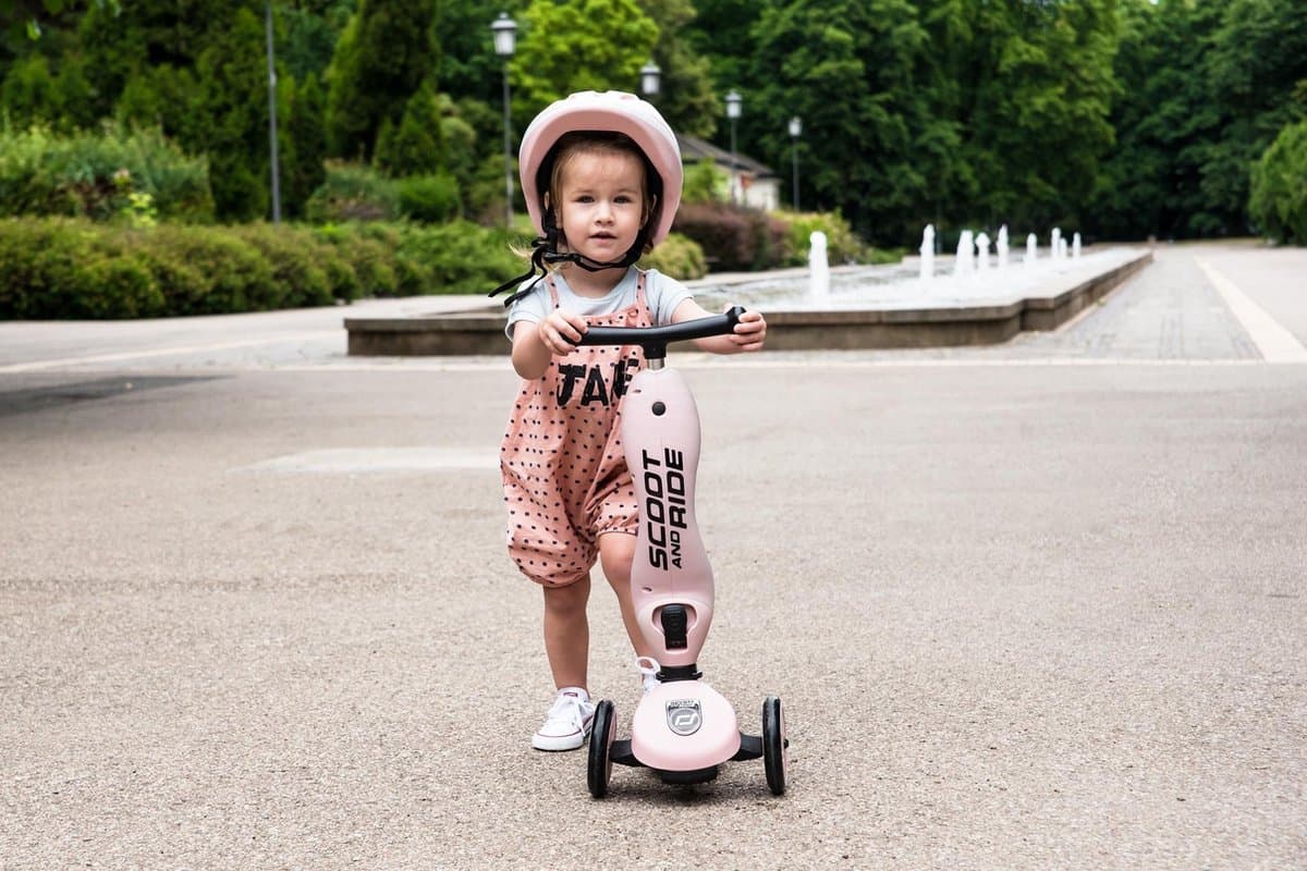 Scoot and Ride Highwaykick 1 Peach - Step & Loopfiets - 1 tot 5 jaar thumbnail 2