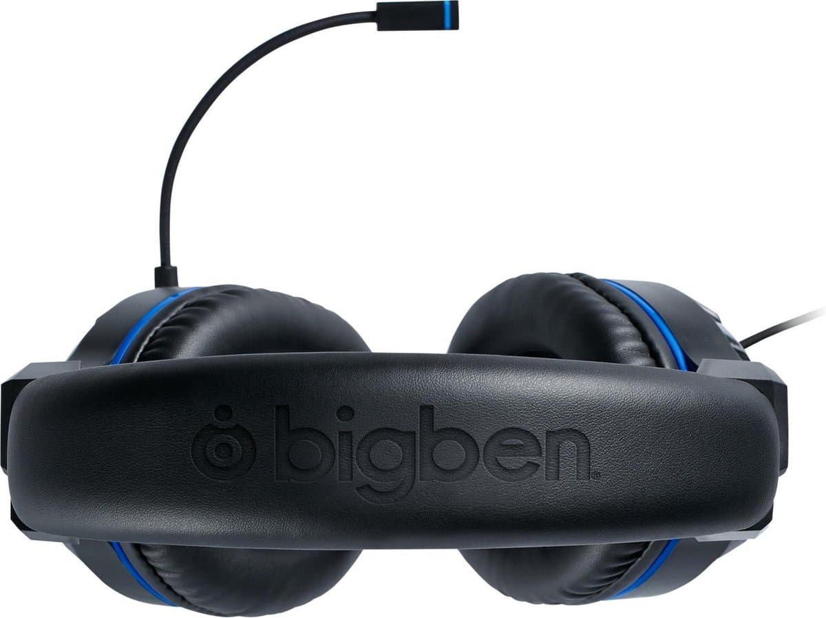 Bigben Stereo Gaming Headset V3 - PS5/PS4 - Zwart/Blauw thumbnail 3