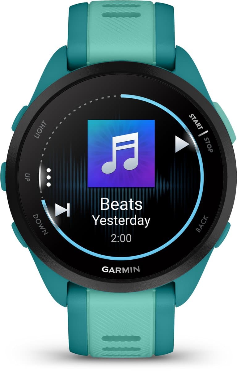 Garmin Forerunner 165 Music - Hardloophorloge - 43 mm - Turquoise-Aqua thumbnail 2