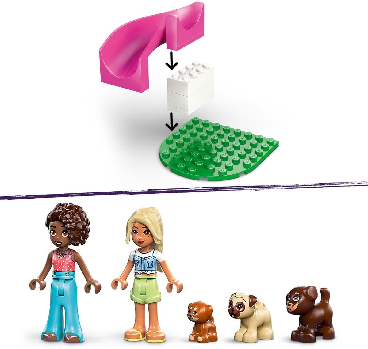 LEGO Friends Hondenspeeltuin: 66-delig bouwpakket voor 4+ met puppy's thumbnail 6