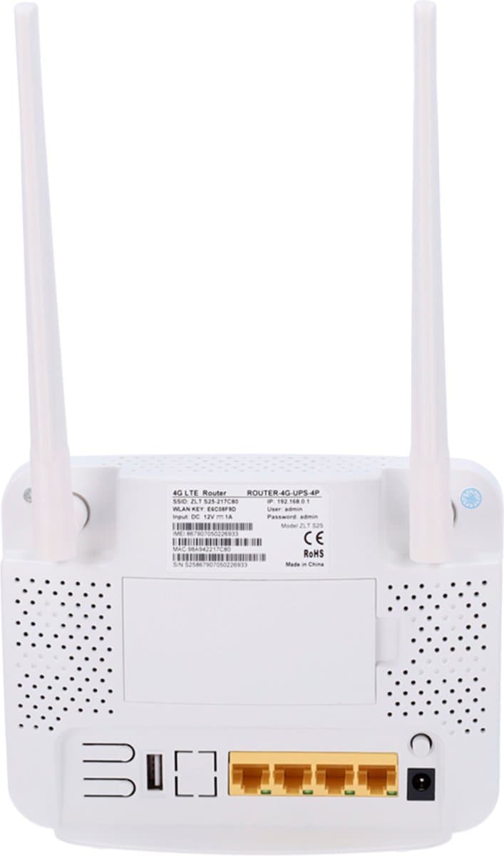 Safire LTE 4G Router met Simkaart en 4 LAN-poorten thumbnail 2