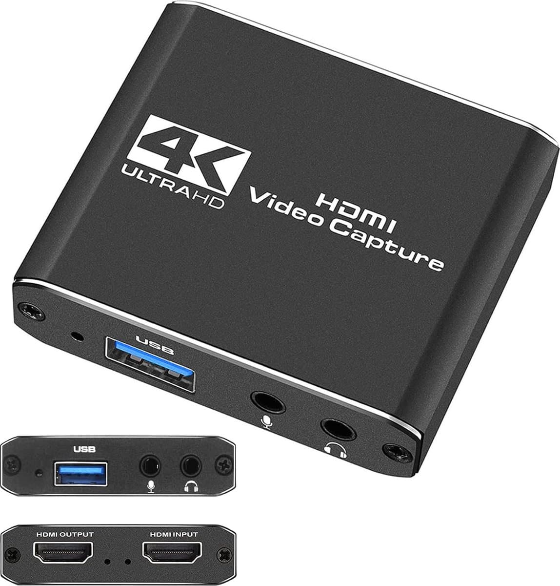 Lexium Capture card 4K - Game Capture Card - Video Grabber - Video Capture Card 4K