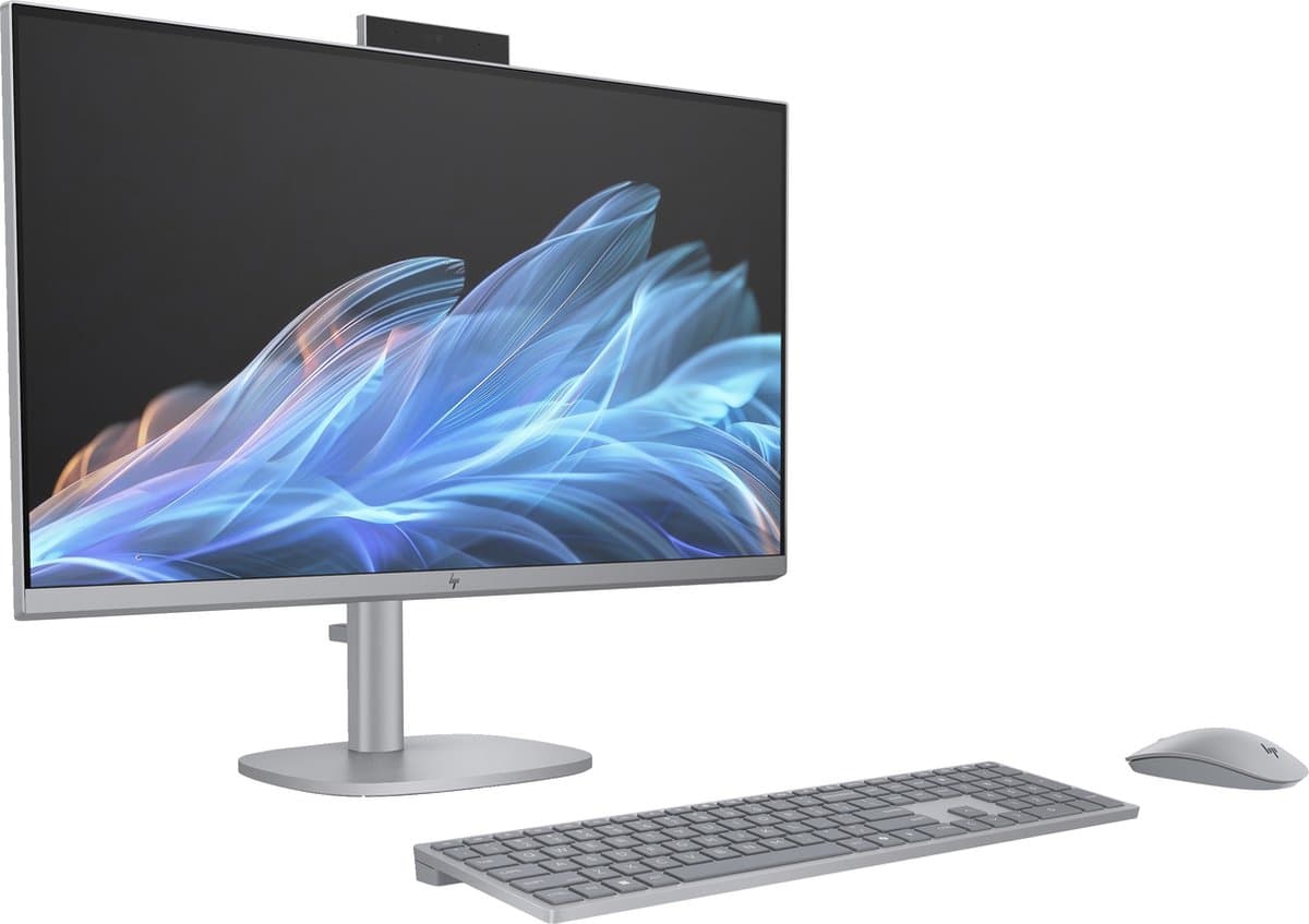 HP OmniStudio X 27-cs0090nd Intel Core Ultra 7 155H 68,6 cm (27") 3840 x 2160 Pixels Alles-in-één-pc 32 GB DDR5-SDRAM 1 TB SSD Windows 11 Home Wi-Fi 7 (802.11be) AI PC Zilver thumbnail 5