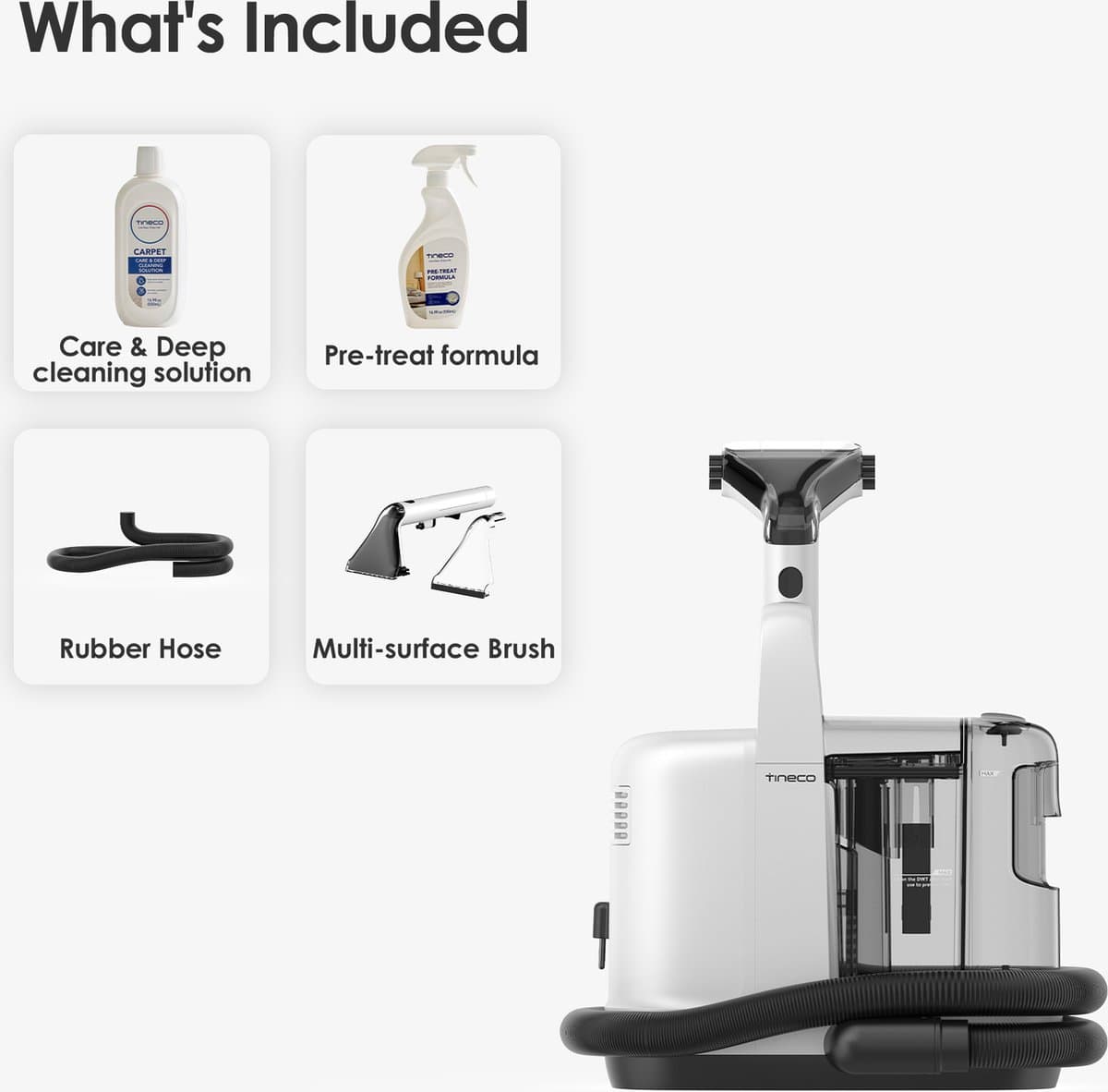 Tineco iCarpet Spot vlekkenreiniger - 400W, compact thumbnail 7
