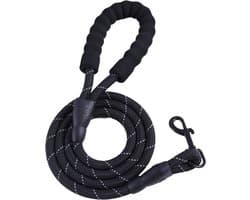 Hondenriem 300cm 3 Meter Extra Sterk Zwart Hond Riem