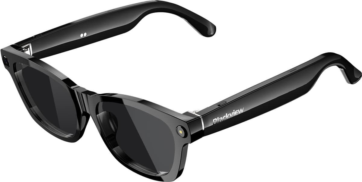 Blackview BV100 Smart Glasses - Slimme bril met camera - Spraakgestuurde AI-assistent - Bluetooth-bellen, vertaling, objectherkenning - BT 5.4 - 32GB - 220 mAh - Zwart thumbnail 5