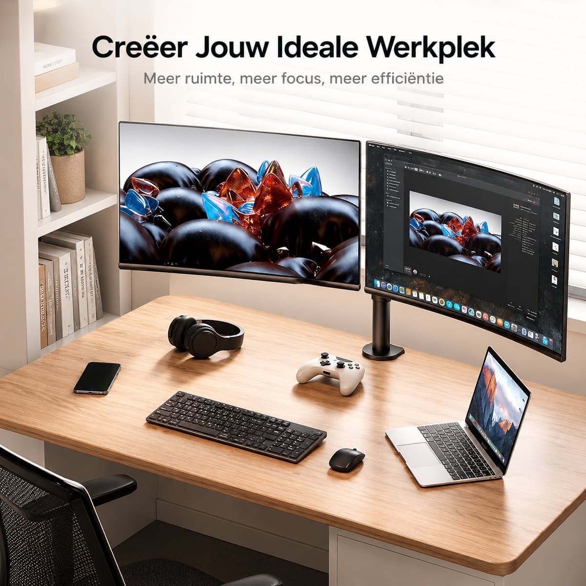 Sounix Dubbele Monitorarm thumbnail 8