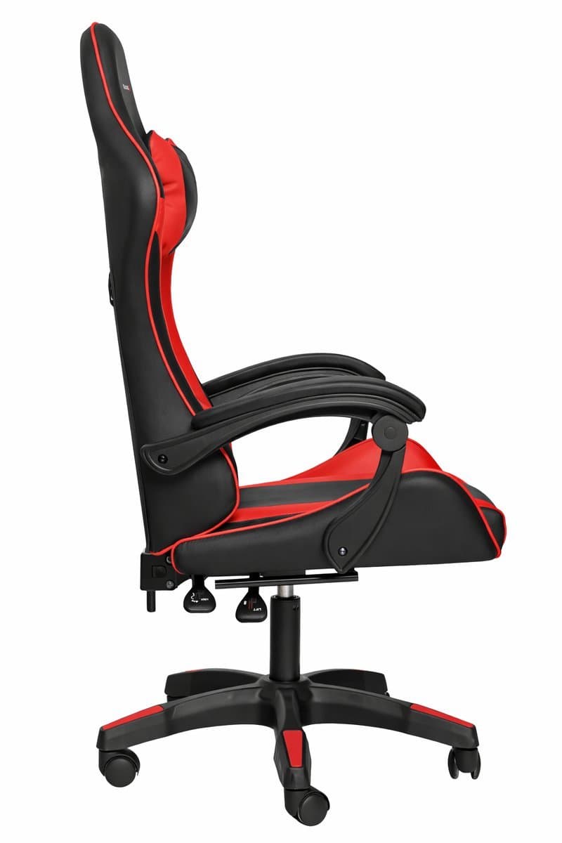 RACINGX - Gamestoel Met Voetsteun- Gaming stoel - Game stoel - Gaming Chair - Verstelbaar - - Max Gewicht 150 kg - Zwart/Rood thumbnail 4