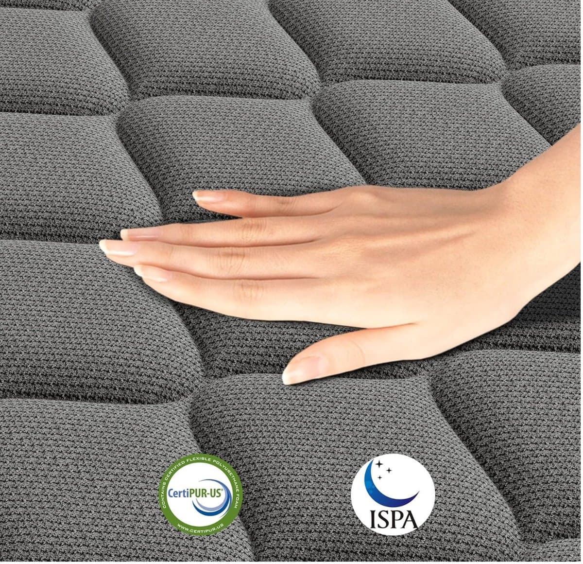 LeeuwenChoice® Boxspring Matras Super KING Size - 180x200 cm - Hoogte 20cm - Ergonomisch & Öko-Tex Gecertificeerd thumbnail 3