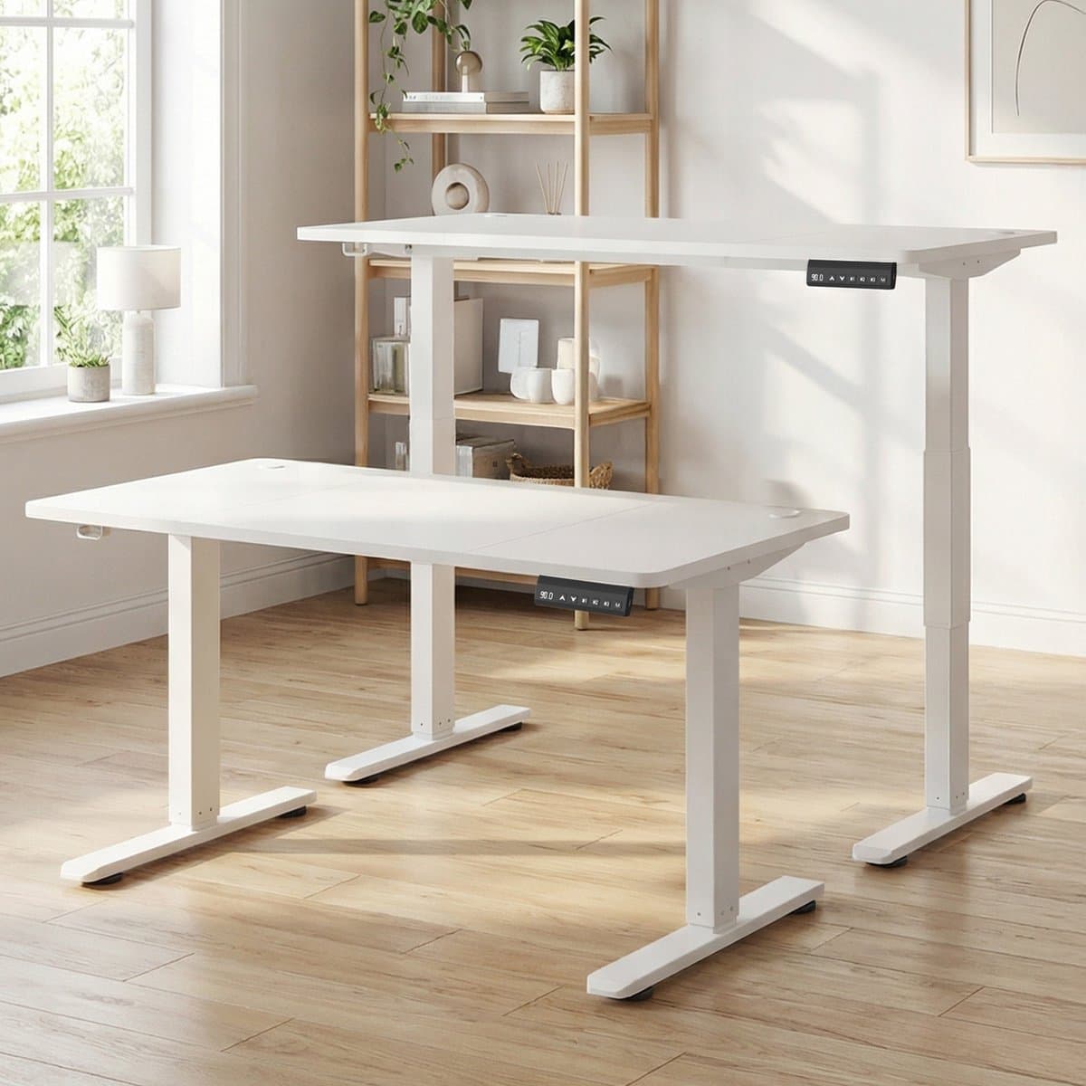 SONGMICS - Zit Sta Bureau - Elektrisch - 180 x 80 cm - Geheugenfunctie voor 4 Hoogtes - Voor Kantoor thumbnail 5