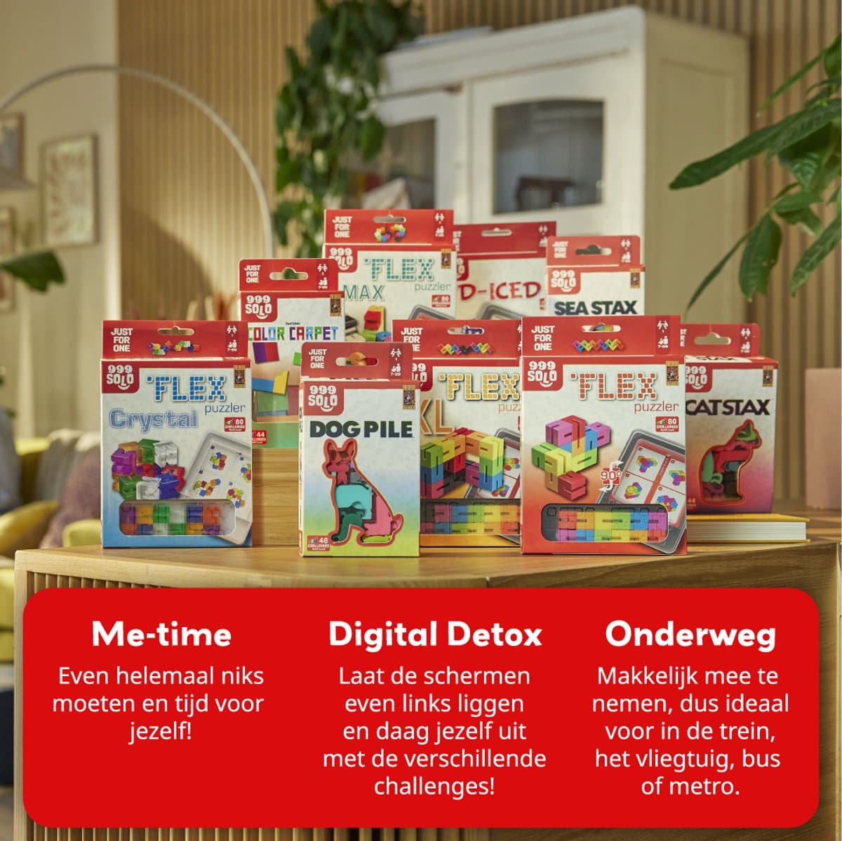 999 Games Sea Stax: 2D/3D denkspel met 48 puzzels - afbeelding 1