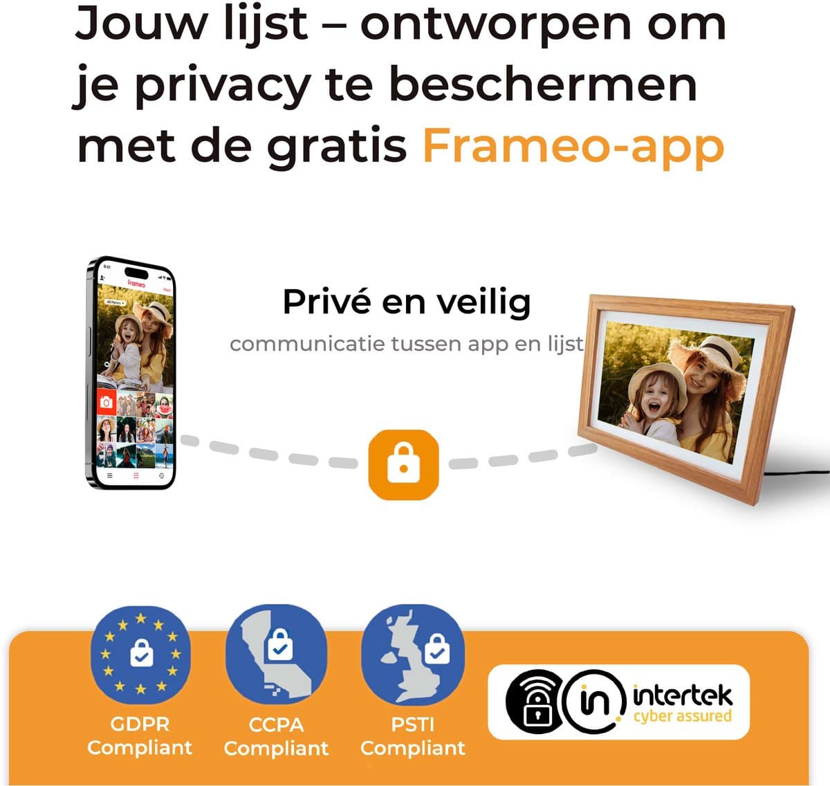 Digitale Fotolijst - Vaderdag cadeau - 10,1 inch - Frameo App - 32GB - Digitale kalender - WiFi - HD IPS Touchscreen - Fotokader - Geweldig cadeau voor Vaderdag om mooie herinneringen te bewaren thumbnail 2
