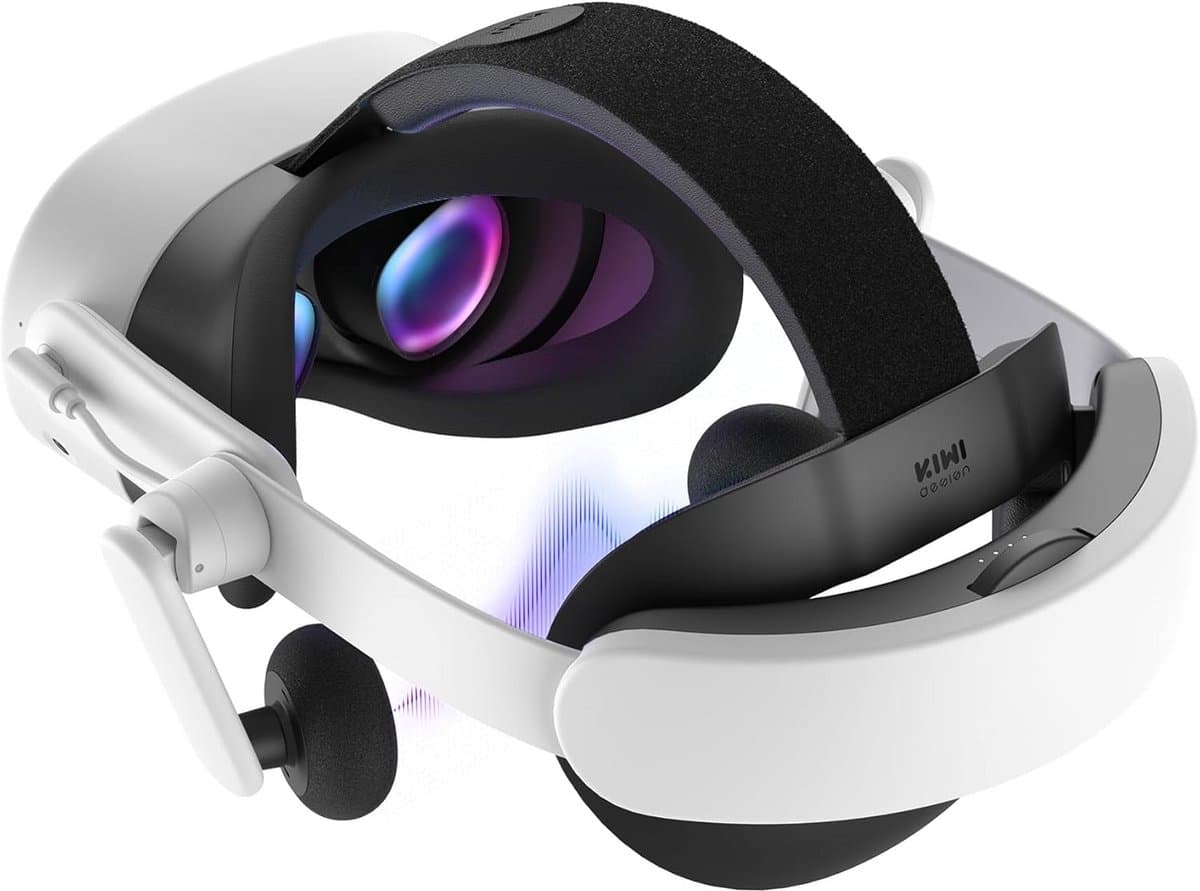 Comfortabele Audio Headset Band met Accu voor Meta/Oculus Quest 3/3S - Dual Snel Oplaadbaar