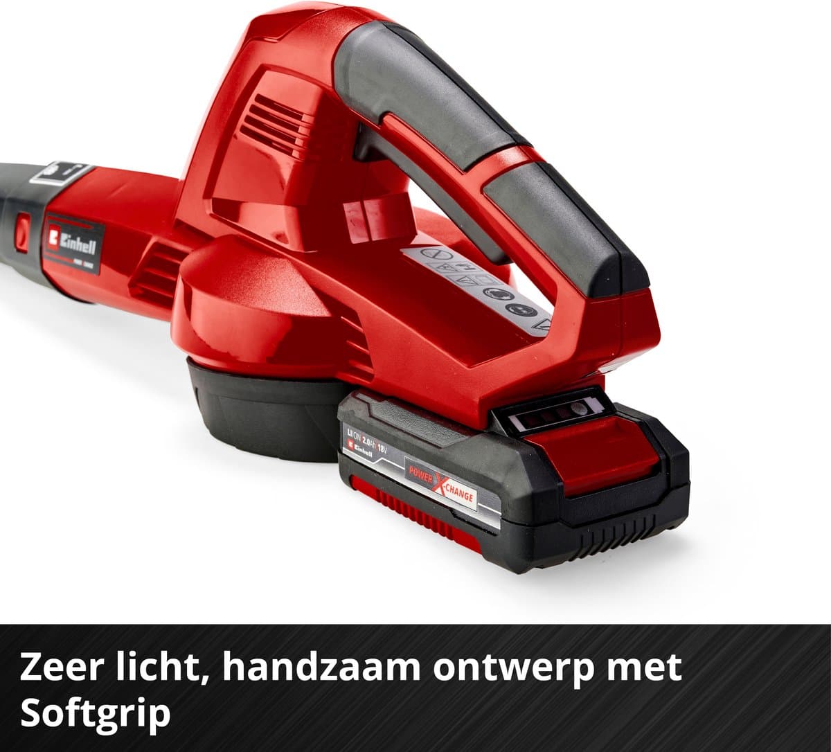 Einhell Accu Bladblazer GE-CL 18 E Li Kit - Power X-Change - 18 V/Li-ion - Blaassnelheid: 210 km/h - Incl. 2.0 Ah Accu en lader thumbnail 3