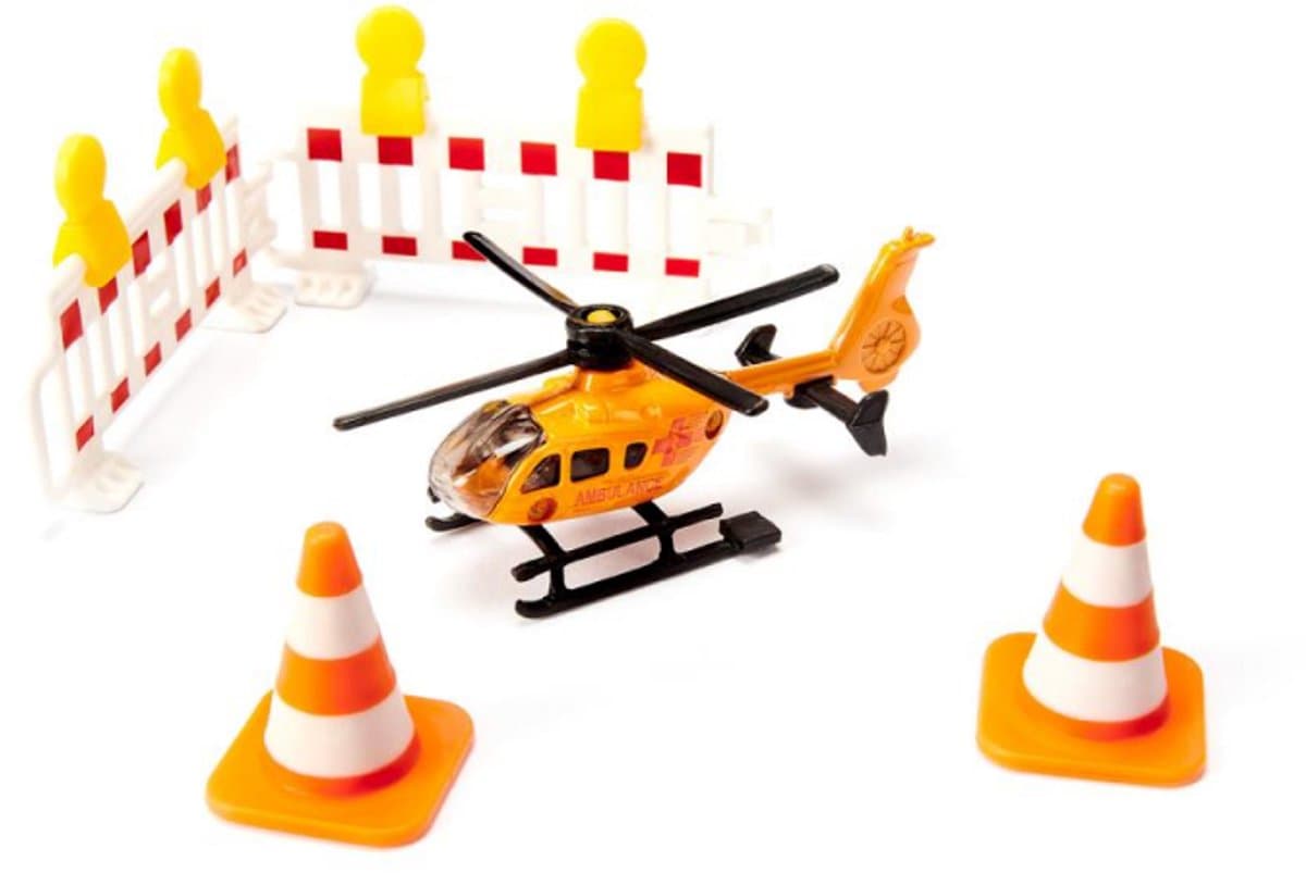 SIKU Super Redding geschenkset: VW Beetle, Mercedes Sprinter + helikopter thumbnail 3