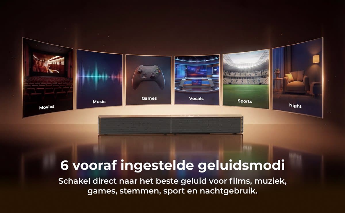ULTIMEA Poseidon R3T - 2.1 Soundbar met draadloze subwoofer thumbnail 6