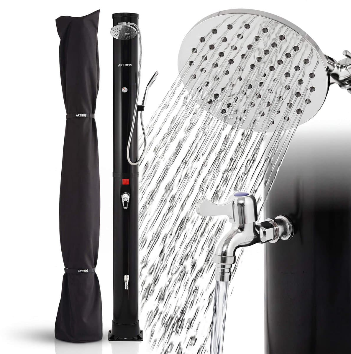 AREBOS 40 L Zonnedouche zwembaddouche camping tuindouche buitendouche regendouche