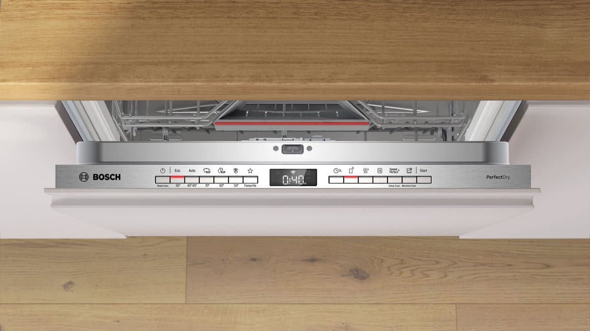 Bosch SMV6ZCX10E - Serie 6 - Inbouwvaatwasser - 60 cm - Zeer stil - Energielabel B - Home Connect - PerfectDry met zeolith: perfecte droogresultaten met een laag energieverbruik thumbnail 7