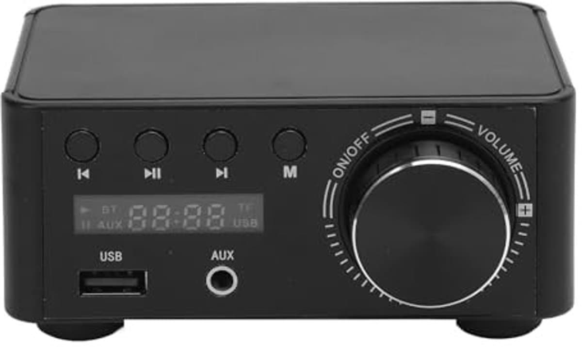 Dailygoody - Power Amplifier - Hifi Stereo Mini Versterker - 80Wx2 Vermogen - Bluetooth 5.0 - Class D Technologie - audiokwaliteit - versterker