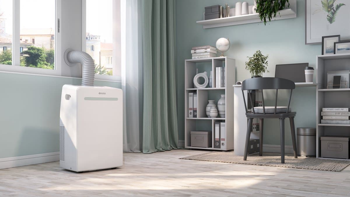 Stille Mobiel Airco 10.000 BTU – WiFi – HEPA Luchtfilter – Design Airco voor Slaapkamer & Woonkamer – Olimpia Splendid AIRA 10 thumbnail 4