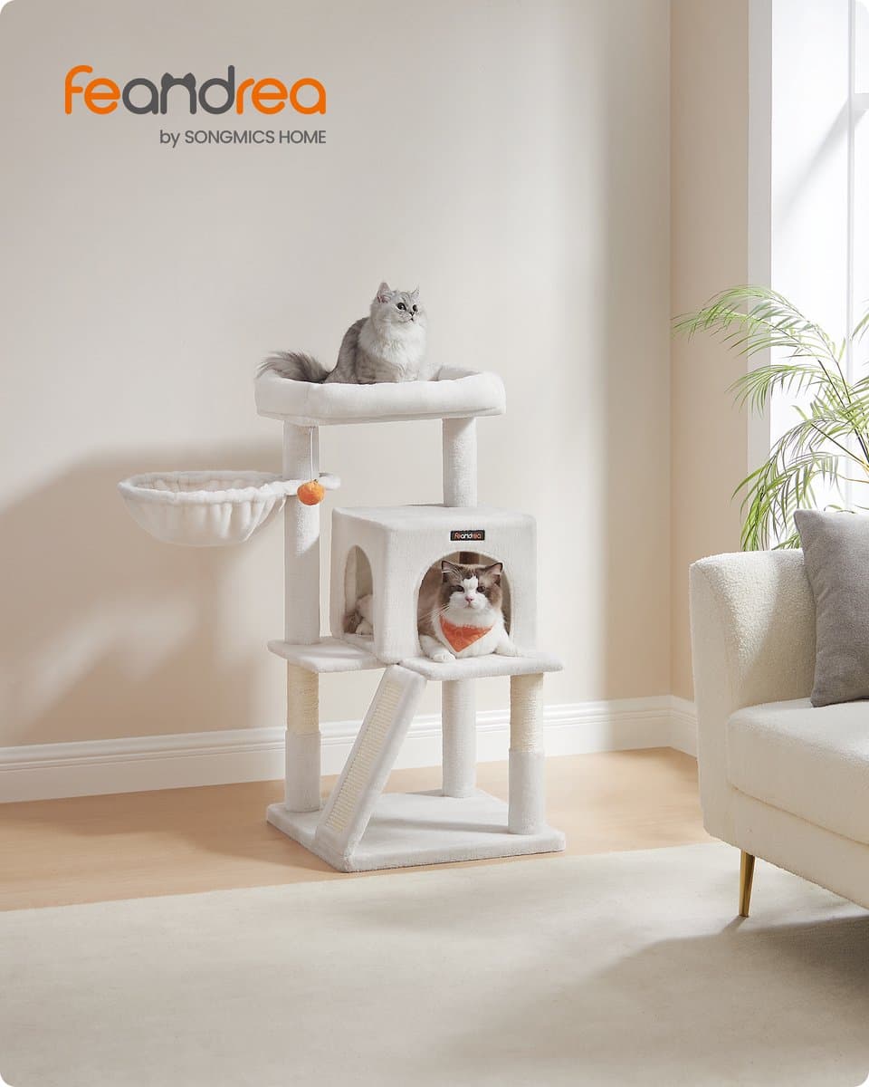 Feandrea - Krabpaal - Kattenboom - Voor Katten - Groot Platform - Stevig en Comfortabel thumbnail 6