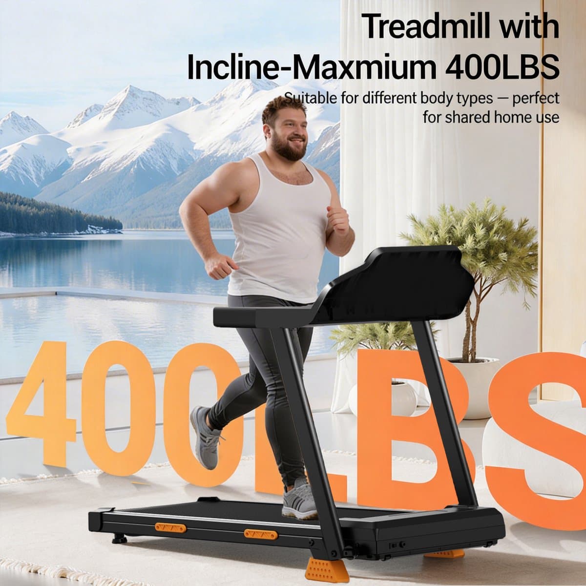 Opvouwbare Drie-in-één opvouwbare loopband: 15% helling, 12 km/u, 3 pk, 180 kg draagvermogen, stil, 3-inch scherm, 12 programma's – voor thuis, kantoor en sportschool. thumbnail 8