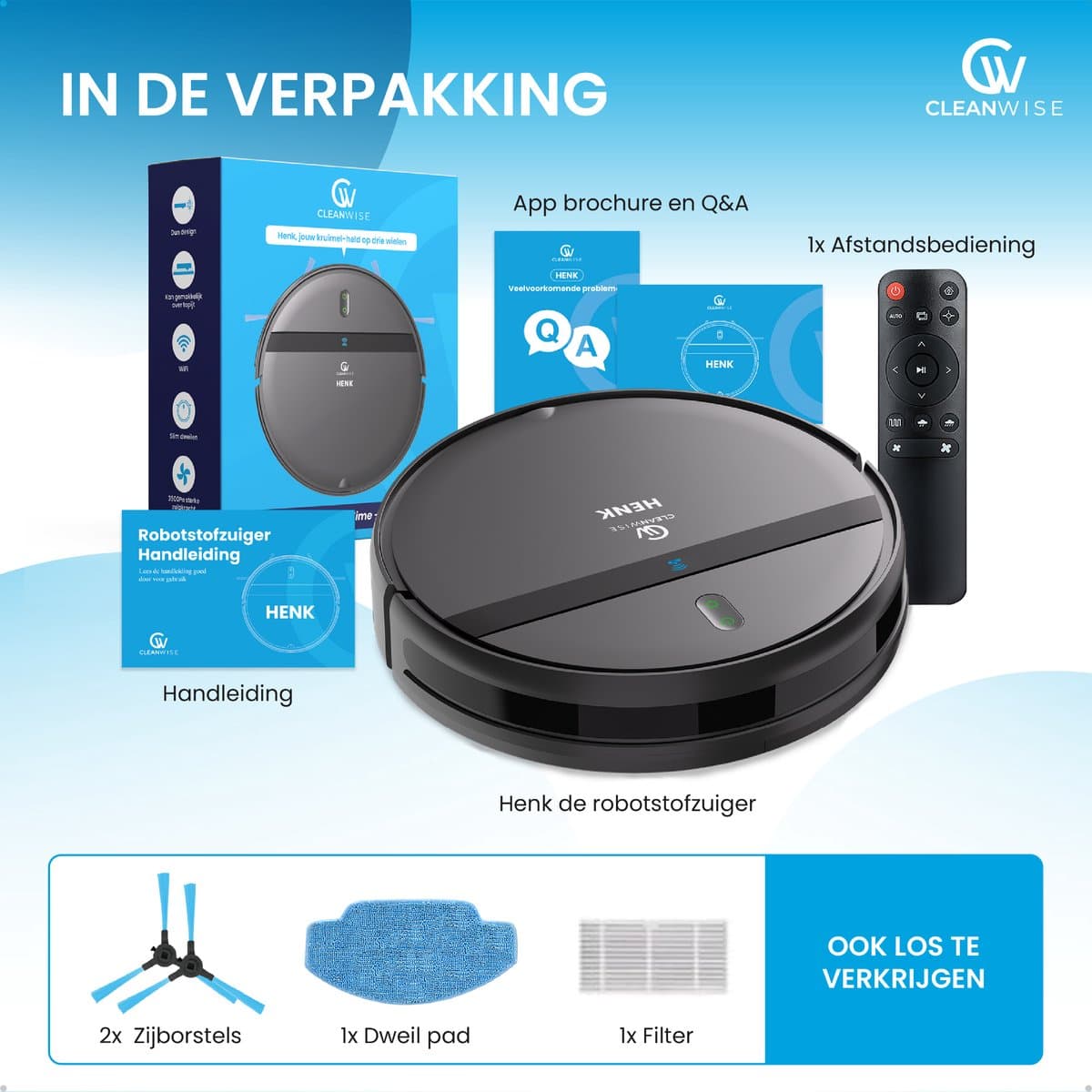 CleanWise Henk met dweilfunctie en app thumbnail 7