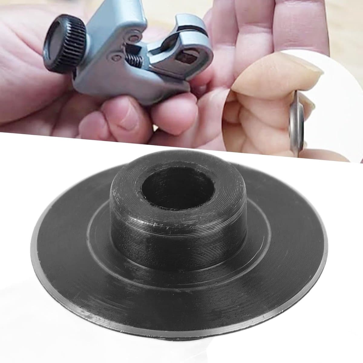 Vervangingswiel Buizensnijder - Snijwiel Pijpsnijder - Efficiënt Leidingen Zagen - Ultradun Mangaanstaal - 38 mm Buitendiameter - Zilver thumbnail 2
