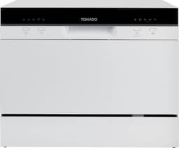 Productfoto van Tomado TDW5501W mini vaatwasser, 6 couverts
