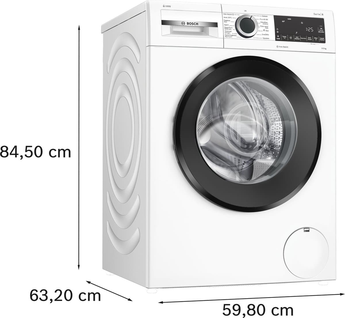 Bosch WGG244FONL 9 kg met i-DOS thumbnail 7