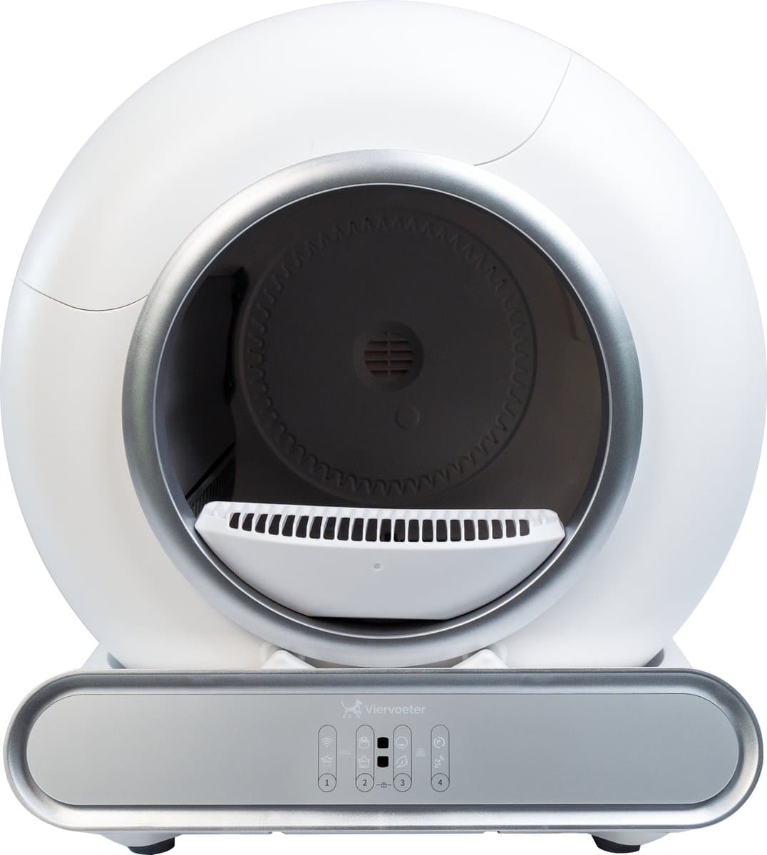 Viervoeter Fresh 2 - Automatische Zelfreinigende Kattenbak – Bedienen via App – 65L - incl matje en 3 rollen opvangzakjes thumbnail 5