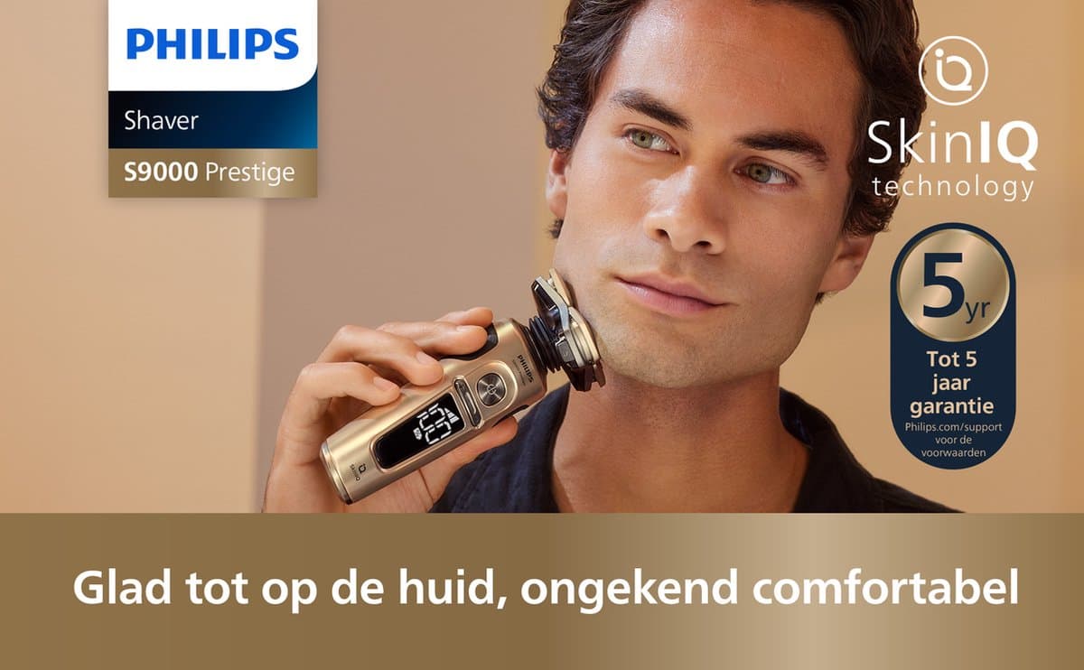 Philips Shaver S9000 Prestige Series SP9883/35 - Elektrisch scheerapparaat - Met uitklapbare trimmer - Neustrimmer opzetstuk - mannen thumbnail 8